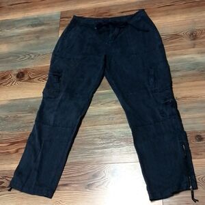 Sundance BOHO Navy Cargo Pants Sz10